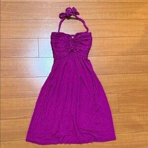 Pink/Purple Halter Dress